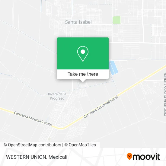WESTERN UNION map
