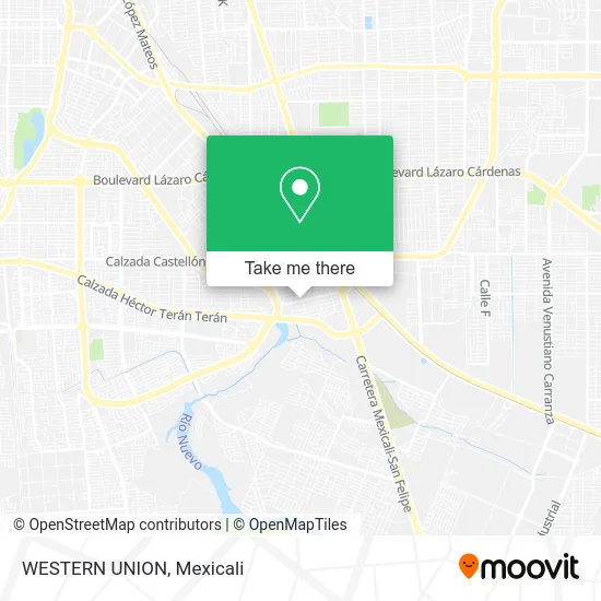 Mapa de WESTERN UNION