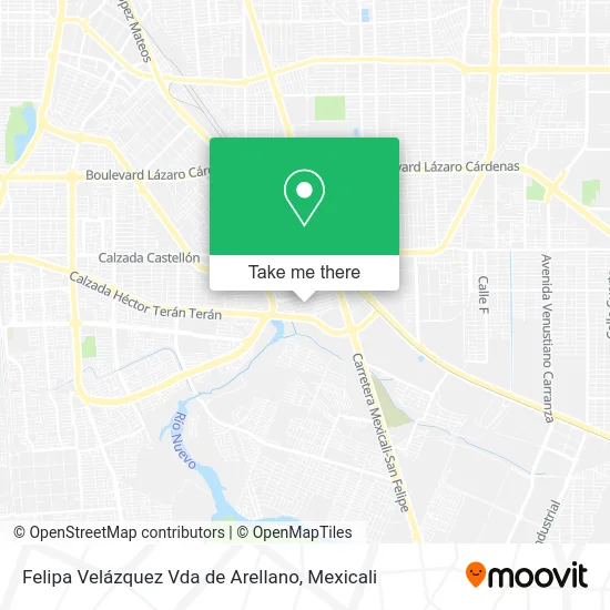 Mapa de Felipa Velázquez Vda de Arellano
