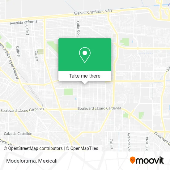 Modelorama map