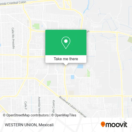 WESTERN UNION map