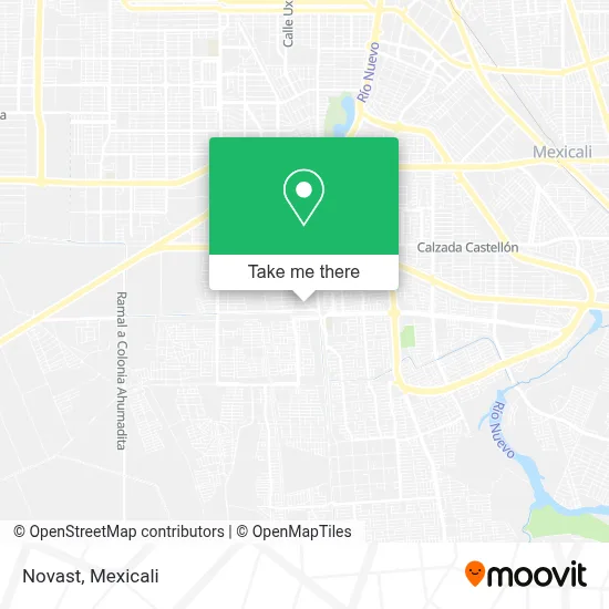 Novast map