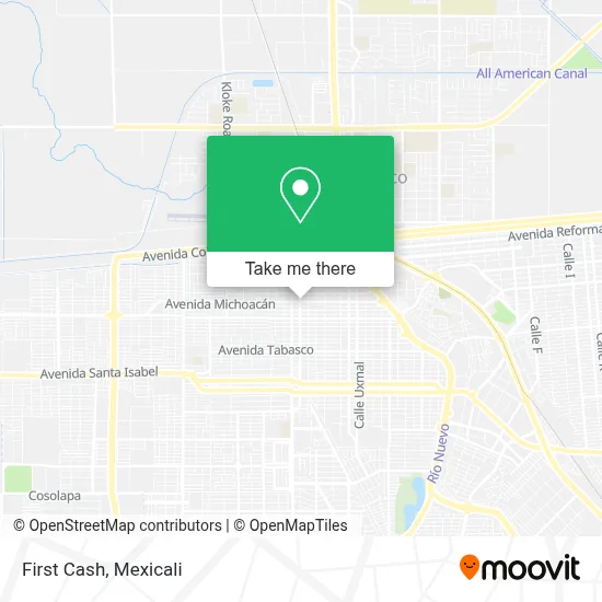 First Cash map
