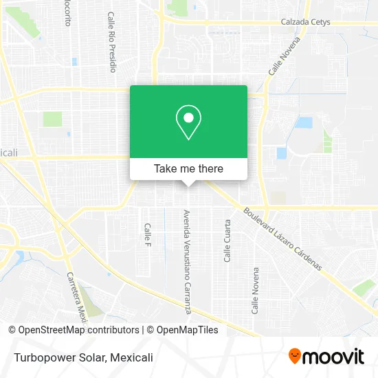 Turbopower Solar map