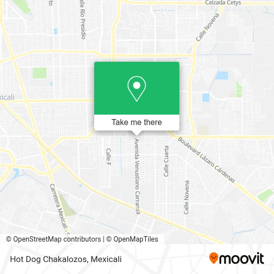 Hot Dog Chakalozos map
