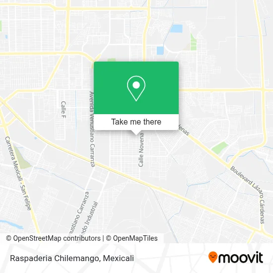 Raspaderia Chilemango map