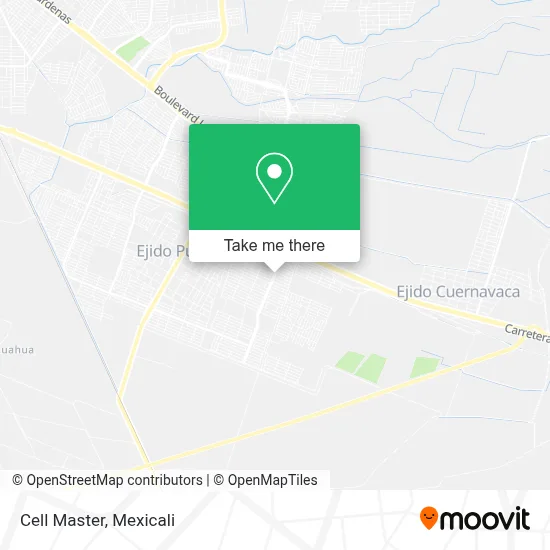Cell Master map
