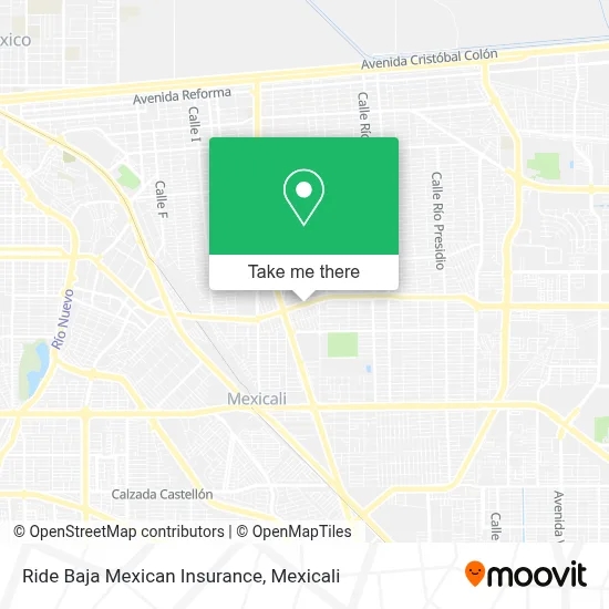 Ride Baja Mexican Insurance map