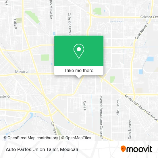 Auto Partes Union Taller map