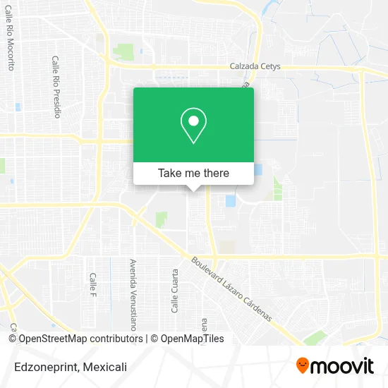 Edzoneprint map