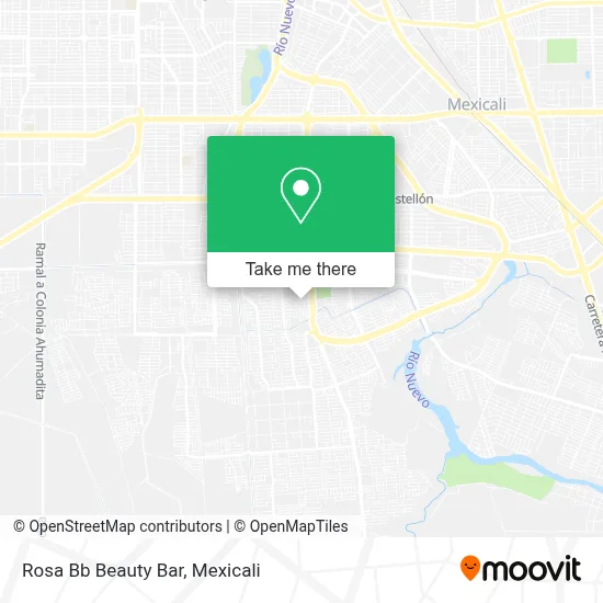 Rosa Bb Beauty Bar map