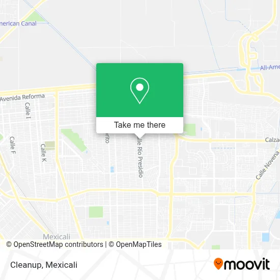 Cleanup map