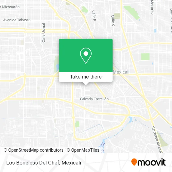 Los Boneless Del Chef map