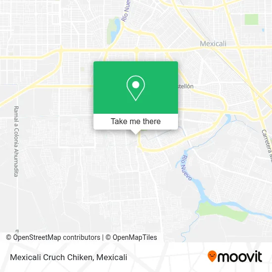 Mexicali Cruch Chiken map