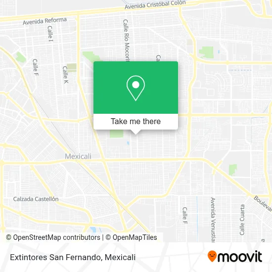 Extintores San Fernando map