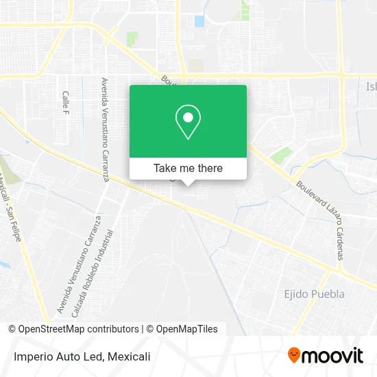 Imperio Auto Led map