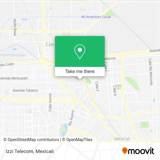 Izzi Telecom map