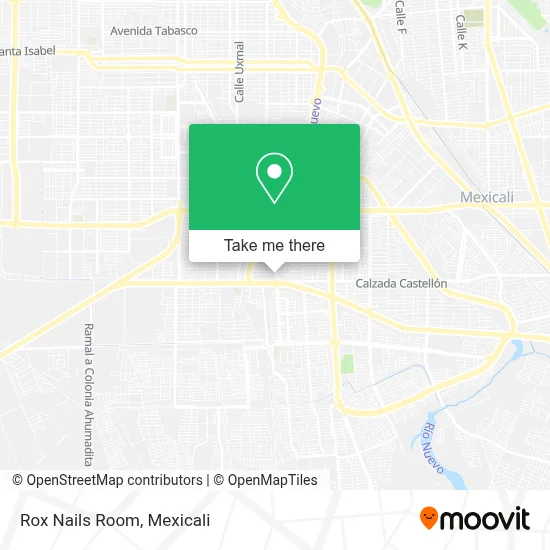 Rox Nails Room map