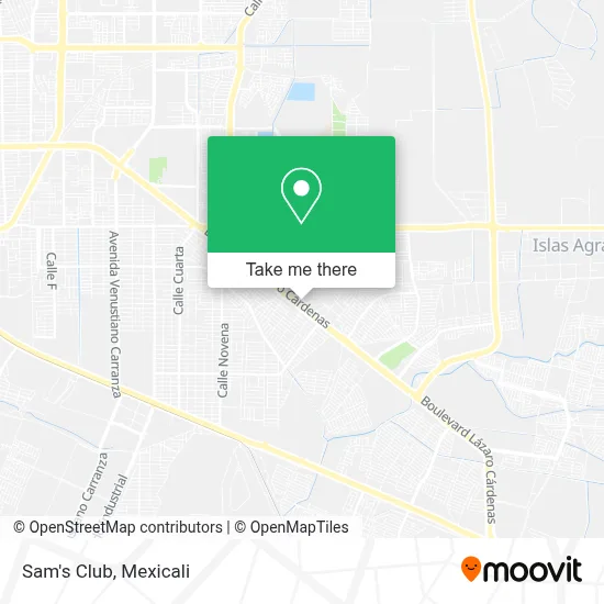 Sam's Club map