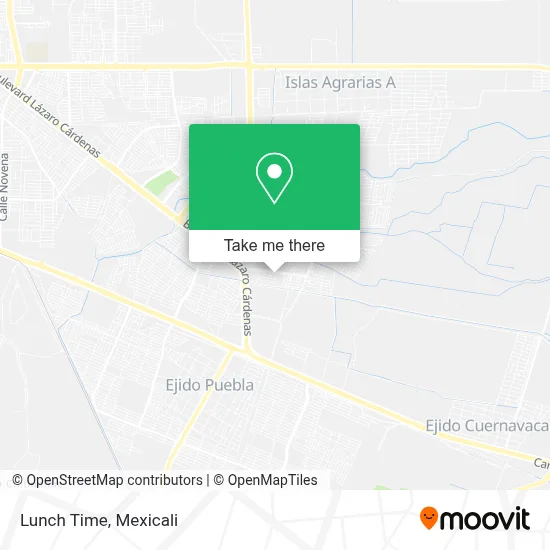 Lunch Time map