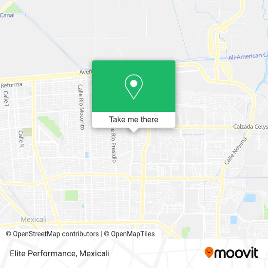 Elite Performance map