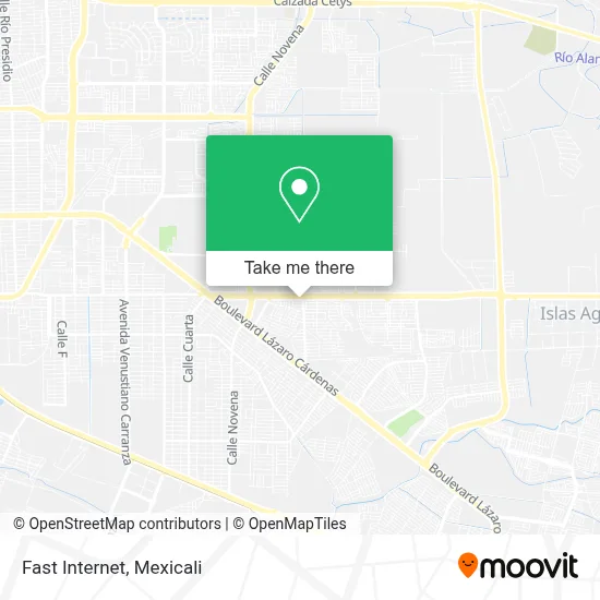 Fast Internet map