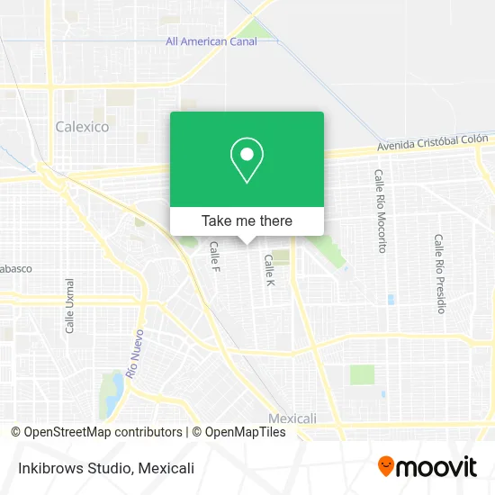 Inkibrows Studio map