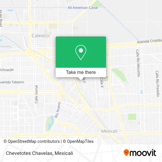 Chevetotes Chavelas map
