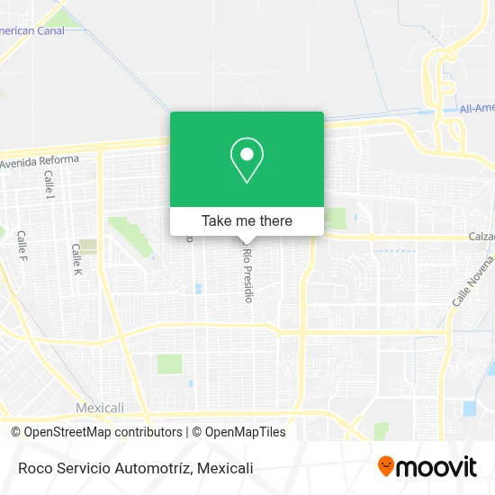 Roco Servicio Automotríz map