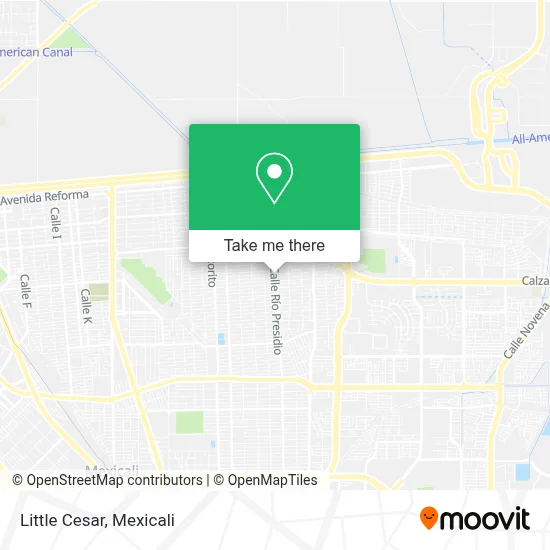 Little Cesar map
