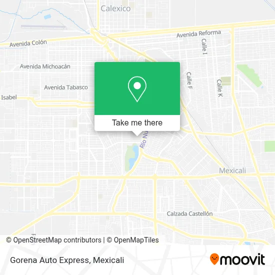 Gorena Auto Express map
