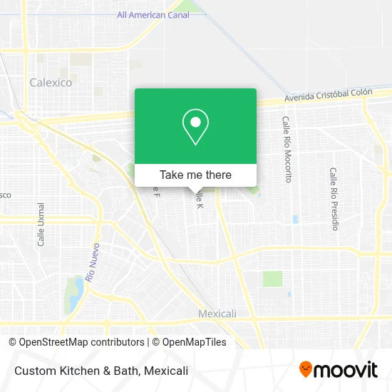 Custom Kitchen & Bath map