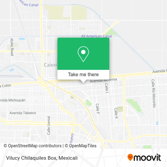 Vilucy Chilaquiles Box map