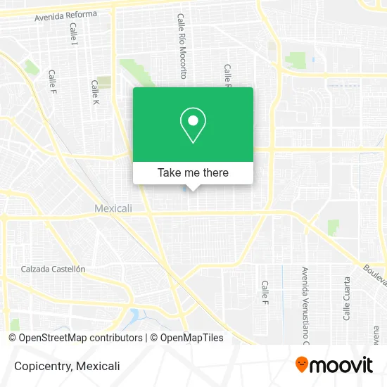 Copicentry map