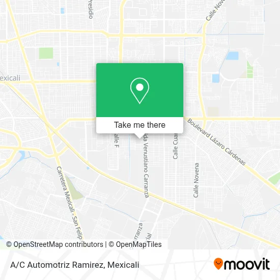 A/C Automotriz Ramirez map