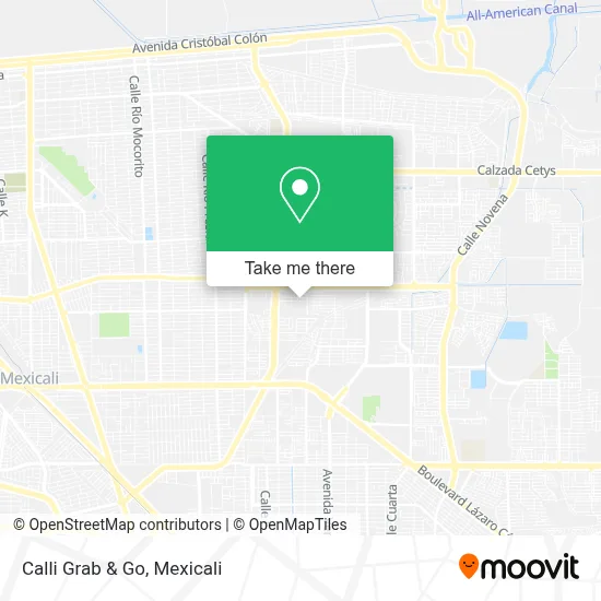 Calli Grab & Go map