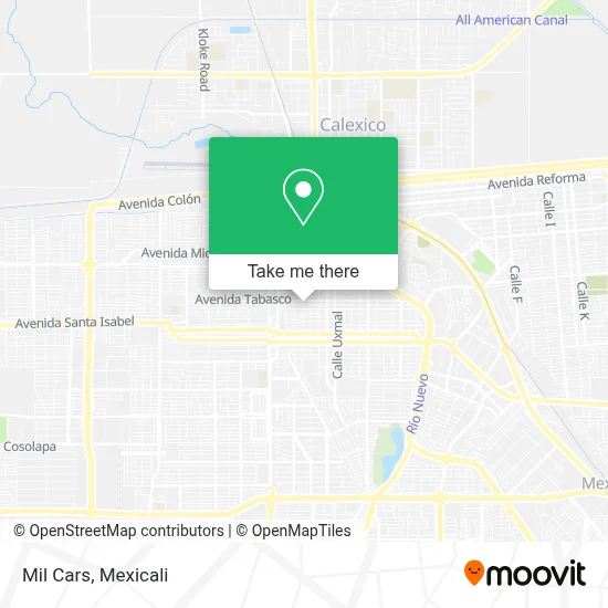 Mil Cars map