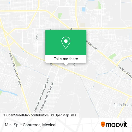 Mini-Split Contreras map