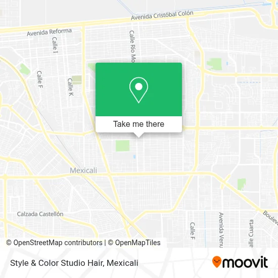 Style & Color Studio Hair map