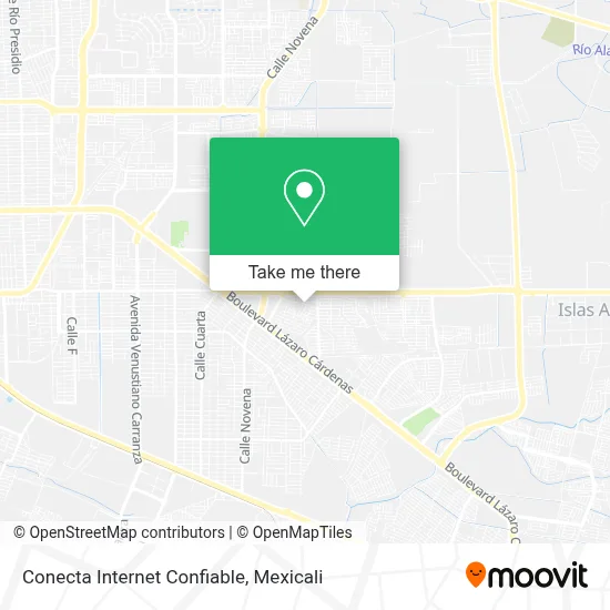 Conecta Internet Confiable map
