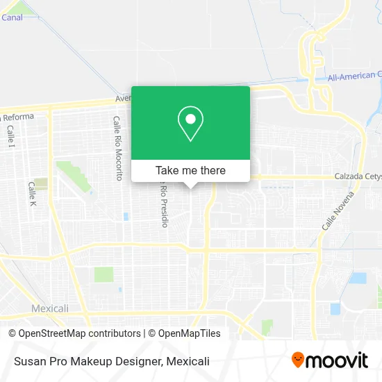 Susan Pro Makeup Designer map