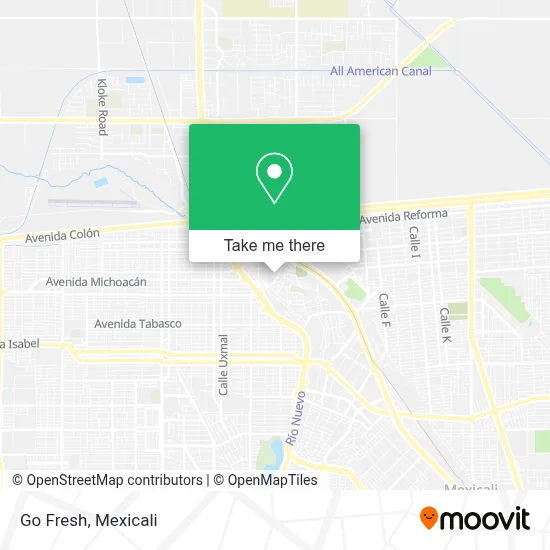 Go Fresh map