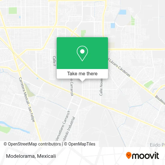 Modelorama map