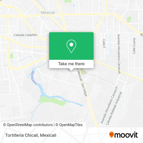 Tortilleria Chicali map