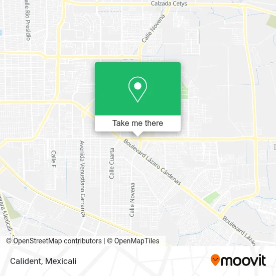 Calident map