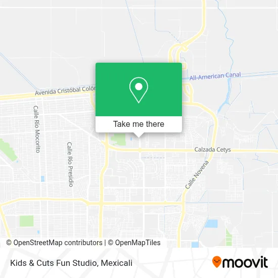 Kids & Cuts Fun Studio map
