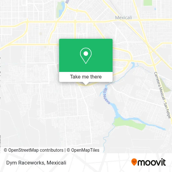 Dym Raceworks map