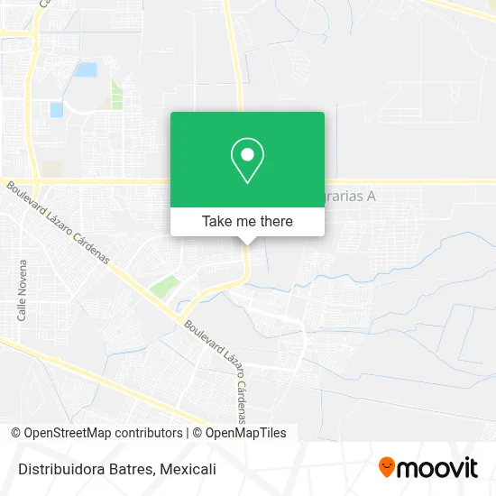 Distribuidora Batres map