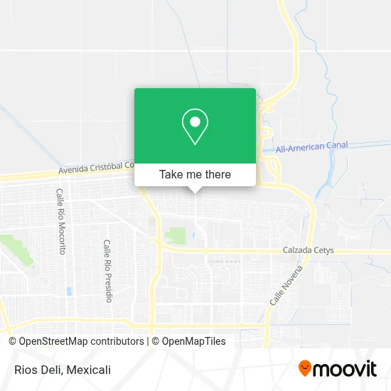 Rios Deli map