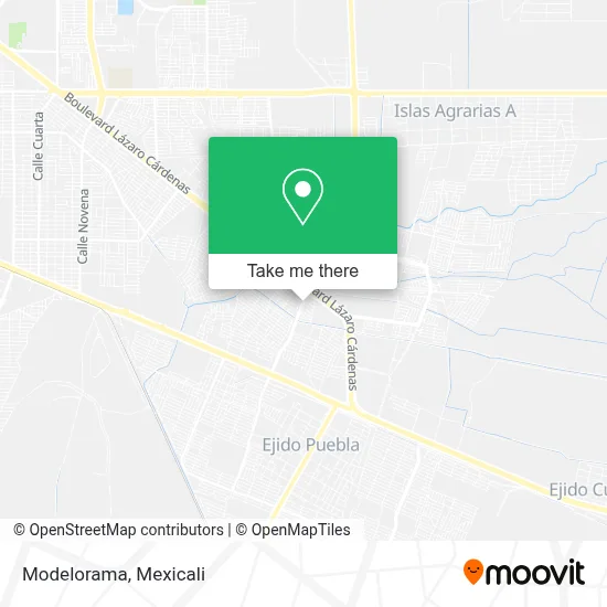 Modelorama map